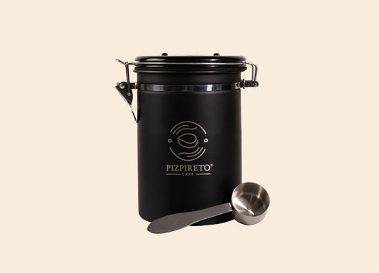 Lata de almacenamiento para café